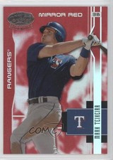 2003 Leaf Certified Materials Mirror Red 14/100 Mark Teixeira #188 0b2