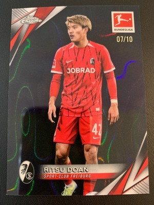 2024-25 Topps Chrome Bundesliga Black Lava Refractor Ritsu Doan ed/10 JAPAN