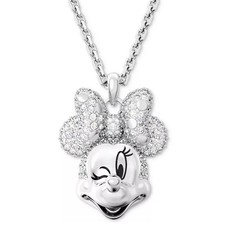 Swarovski Disney Minnie Mouse Crystal Pendant Necklace