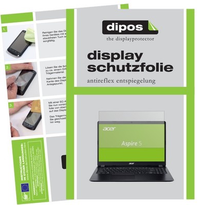 2x Schutzfolie matt für Acer Aspire 5 (A515-54G-50F2) Displayschutzfolie Folie