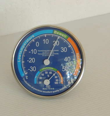 Thermometer , Hygrometer Temperature Humidity Meter BLUE ROUND ,MODEL TH10B