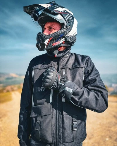 RIDEIRON Winter Motorcycle Gloves for Men & Women black Large image 9