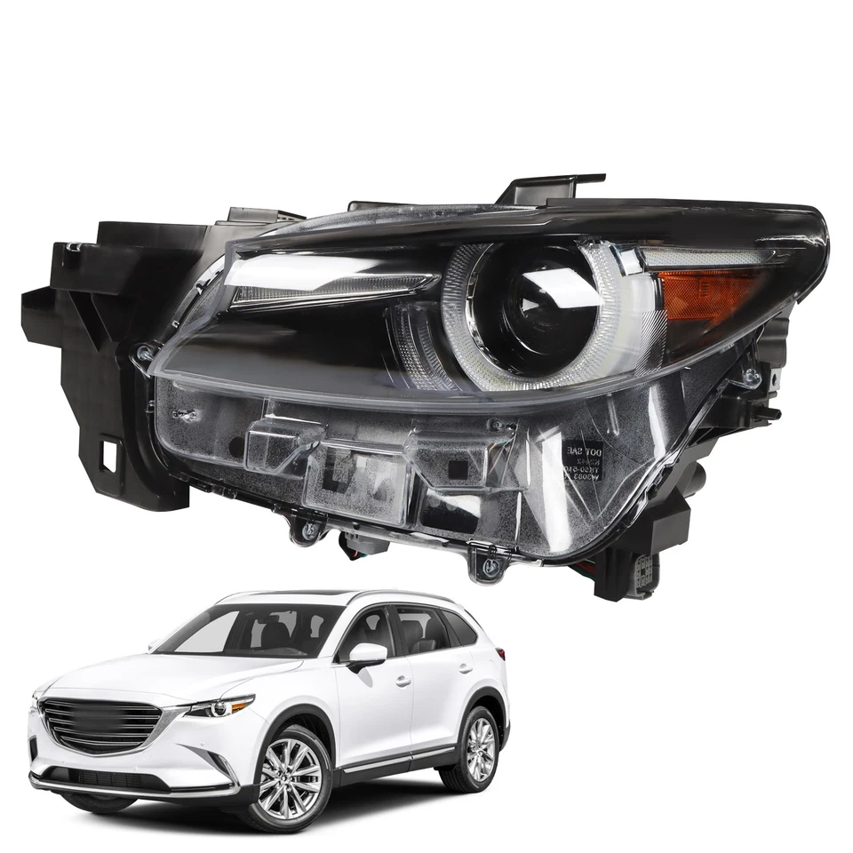 Faro LED adaptable con AFS lado del conductor izquierdo para Mazda CX-9 2016-2023 Foto 2 de 4