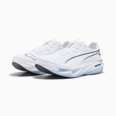 Puma Deviate Nitro Elite 4 PUMA White Chambray Blue 312127-09 25.5~29cm new