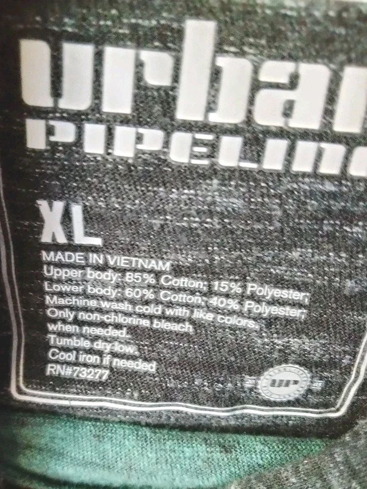 Sudadera con capucha tejida pulóver negra/verde ligera Urban Pipeline para mujer talla XL Foto 4 de 4