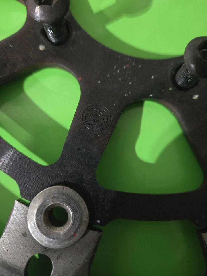 Rotores de freno delanteros Ducati Hypermotard 1100s Brembo rotor y pernos discos Foto 4 de 4