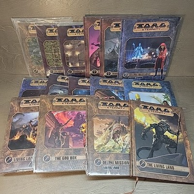 Large Lot Torg Eternity RPG Gaming Books Map Packs Delphi Missions GM Screens