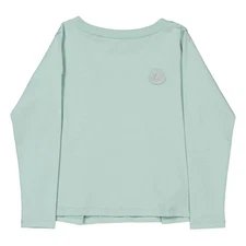 Moncler Kids Logo Patch Long Sleeve T-Shirt