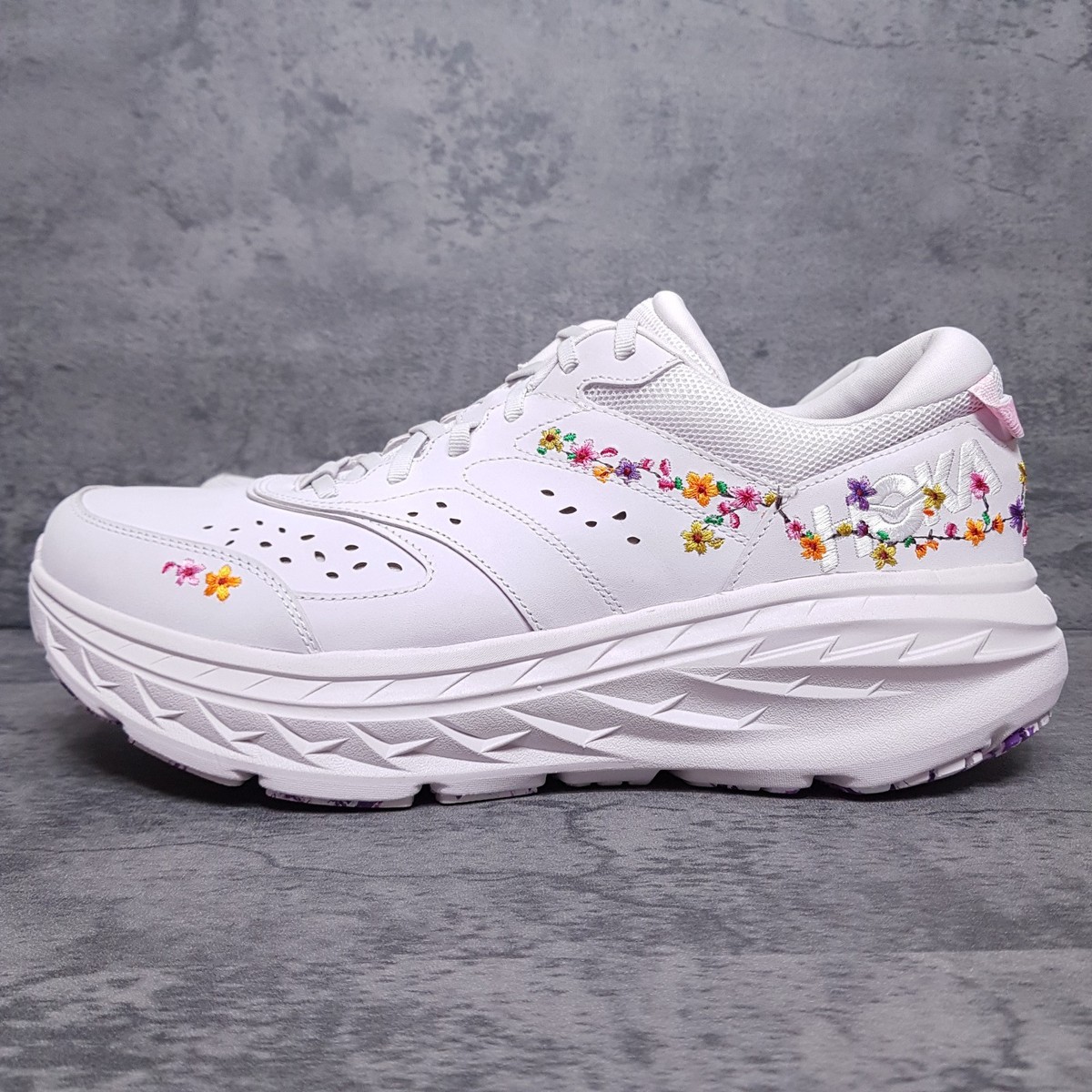 HOKA One One Bondi L Vibrant Bloom Running Shoes Womens 15  display picture 1
