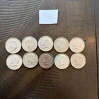 1967 Kennedy Half Dollar Mixed 40% Silver 1/2 Roll 10 Coins Lot #157