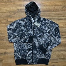 2011 Jordan All Over Sneaker Print Zip Up Windbreaker Hoodie