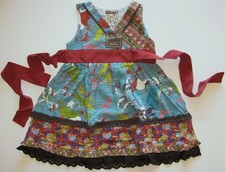 Matilda Jane girls boutique You  Me Adriana wrap dress sleeveless tank blue 2T