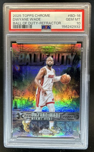 2025 Topps Chrome Dwyane Wade Base (PSA 10)