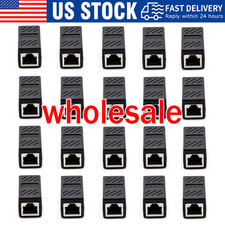 RJ45 Inline Coupler Cat6/Cat5e Ethernet Network Cable Extender Connector lot