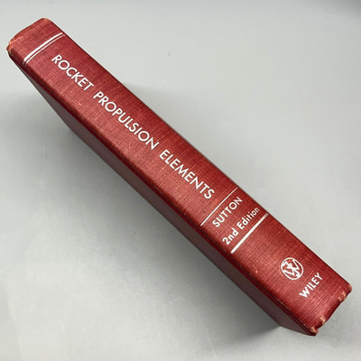 Rocket Propulsion Elements George P. Sutton Signed 1956 2nd Edition Rocketdyne