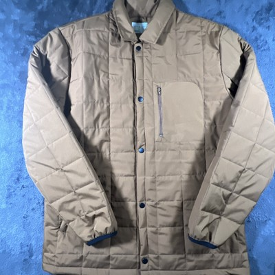 #ad Quilted Chore Coat Mens Size Large Brown Day amp; Age Gorpcore $20.91