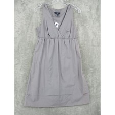 Gap Dress Womens 2 A Line Minimalist Casual Lightwieht Pockets Summer Lined Gray