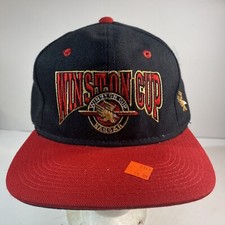 Vtg 1990  s NOS Winston Cup NASCAR baseball snapback Cap YOUNGAN Wool Blend - A