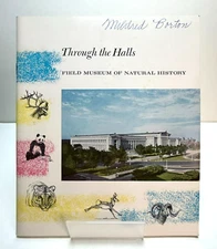 Vtg 1960 FIELD MUSEUM OF NATURAL HISTORY BROCHURE BOOKLET "Through the Halls"