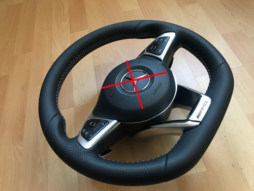STEERING LENKRAD AMG MERCEDES W205 W213 GLC GLA C218 W447 VITO V KLASSE TOP - Picture 8 of 16