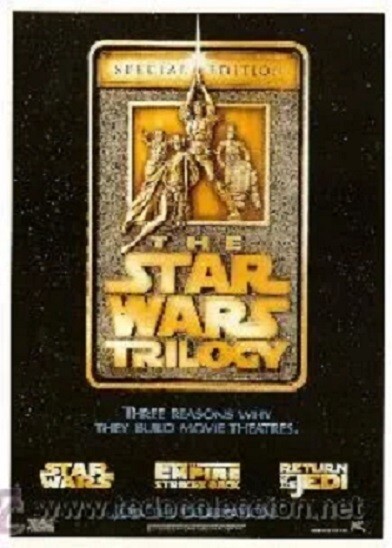 Postal La guerra de las galaxias (Star Wars): The Star Wars Trilogy