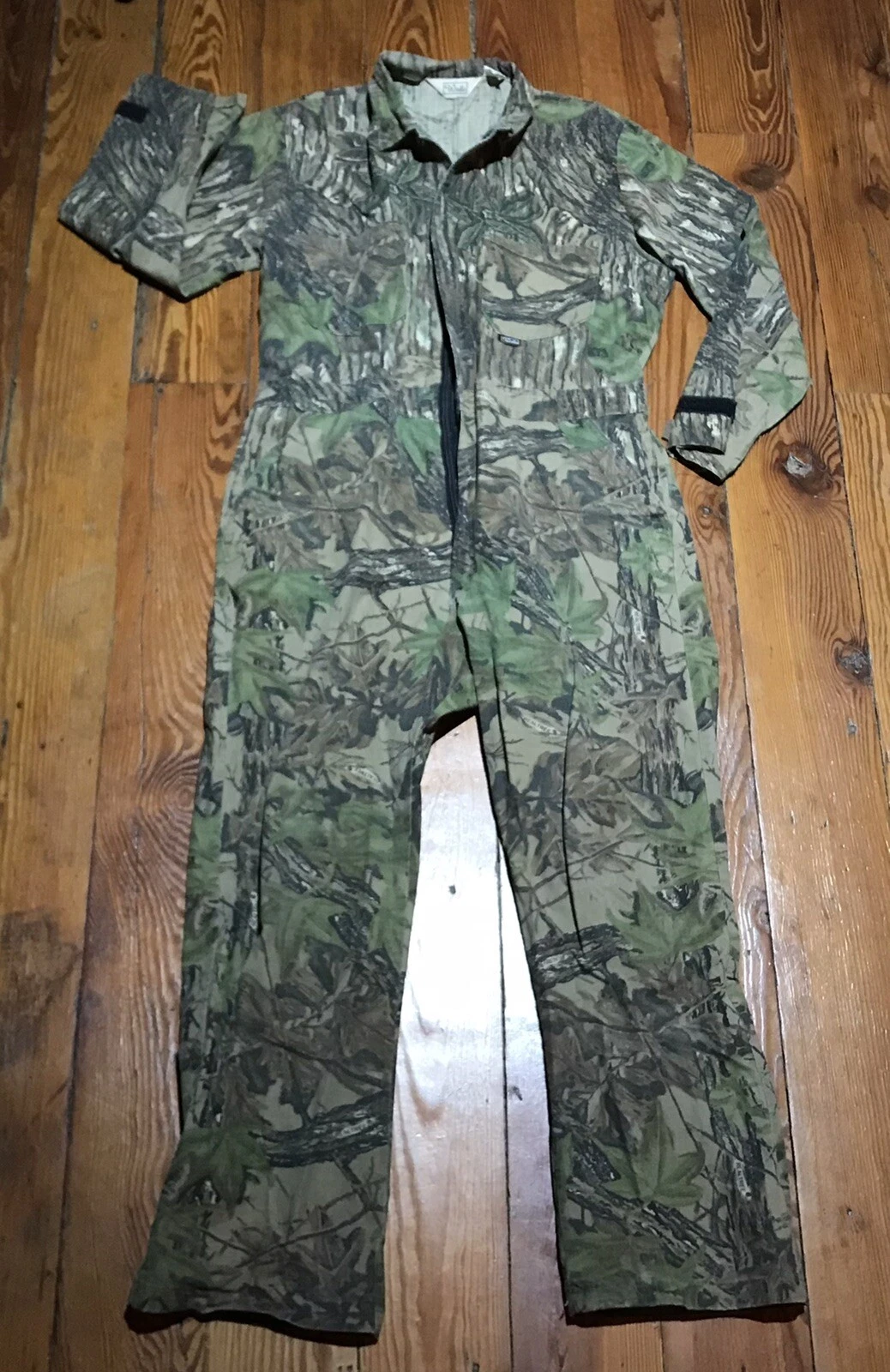 Walls Outdoors Advantage Timber Coveralls Overalls Camouflage Hunting L made USA