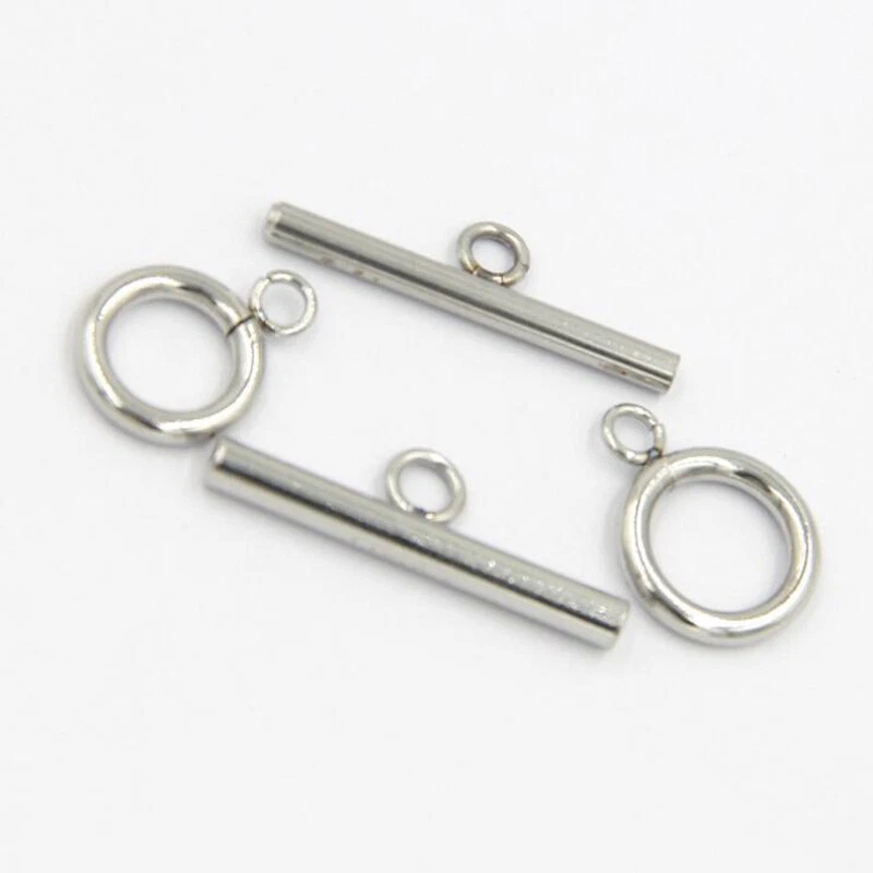 20 Sets Stainless Steel OT Clasp Toggle For Bracelets Making Diy Necklace Making - Image 4 of 4