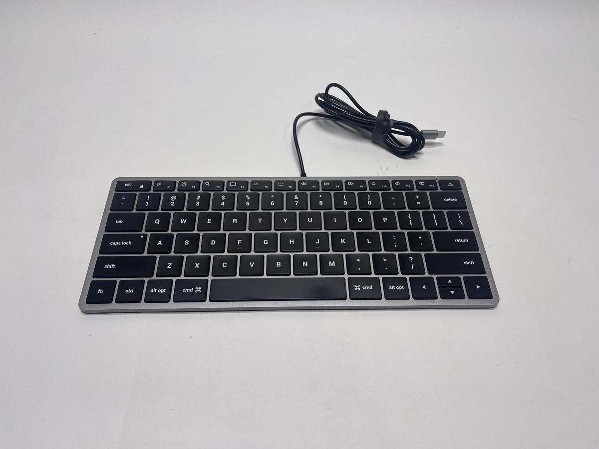 SATECHI Slim W1 Backlit キーボード ST-UCSW1M Amazon.com: Satechi Slim W1 Wired Backlit Keyboard, Illuminated