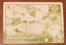 Eduardo RODRIGUEZ🔥2015 Topps Update #US127 RC Printing Plate Yellow 1/1 Red Sox