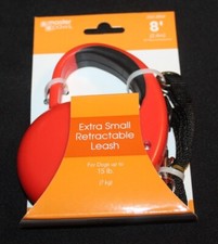 New MASTER PAWS 8' extra small retractable leash - Red