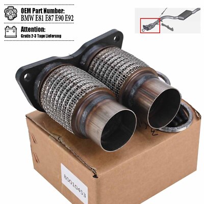 Flexrohr Reparaturrohr Katalysator Für Bmw E87 E81 E88 E90 E91 E92 E93 Montagese