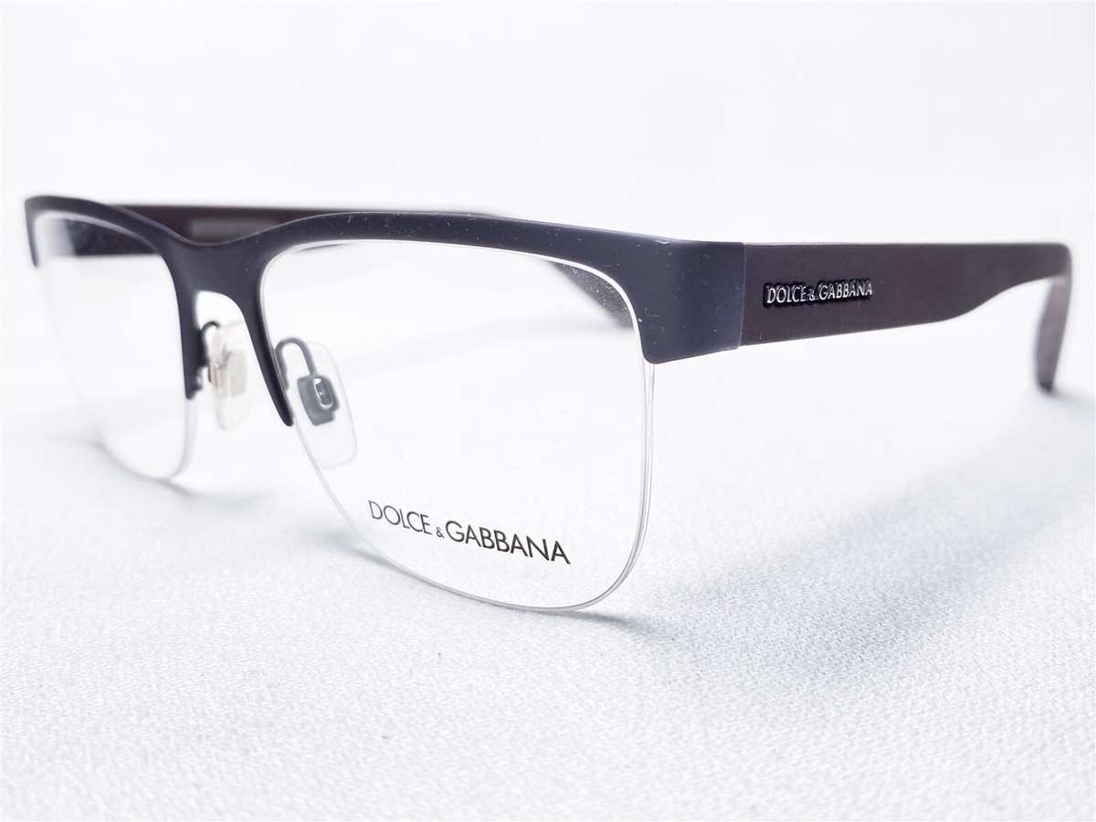 NEW Dolce & Gabbana DG1272 1274 Mens Brown Rubber Eyeglasses  display picture 1
