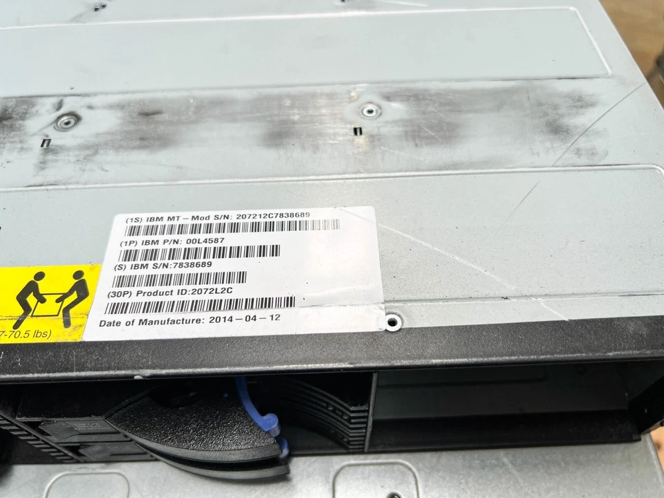 IBM Storwize V3700 LFF Dual Control Enclosure | 8x 3TB SAS 2x00Y2527 Cntrl 2xPS - Image 2 of 4