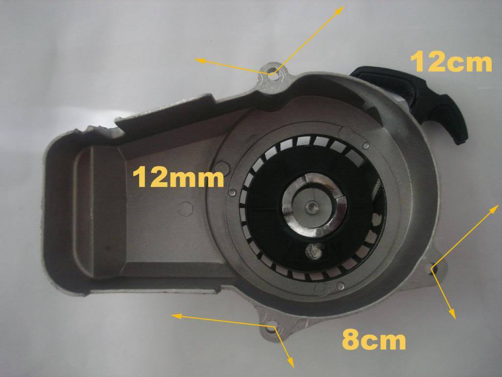 Pull Start Flywheel 50cc 49cc 2 Stroke Engine kit Mini Dirt Quad