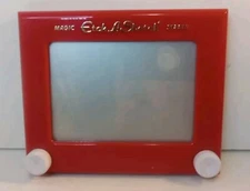 2016 Magic Etch A Sketch Screen, Red, (Model No: 33700) by Spin Master WORKING