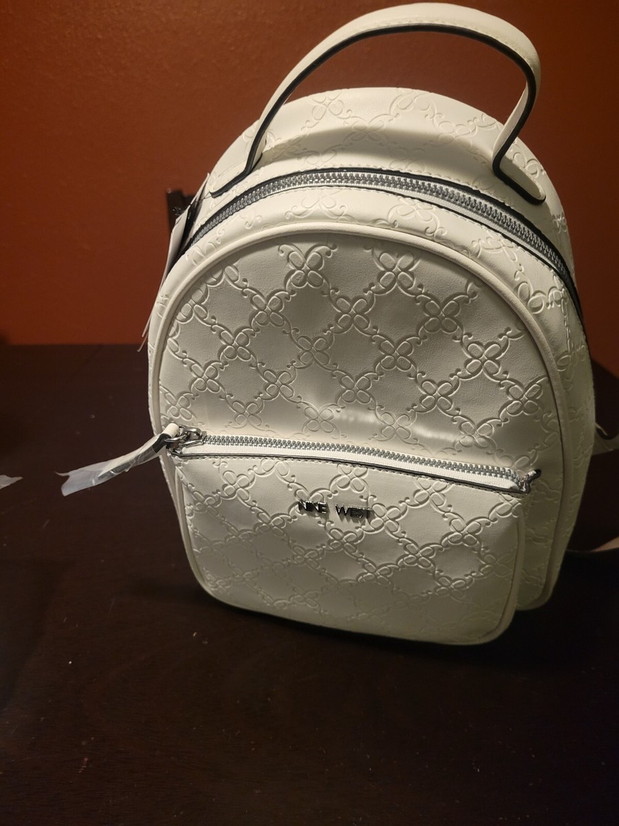 New Nine West White Backpack/purse | eBay display picture 1