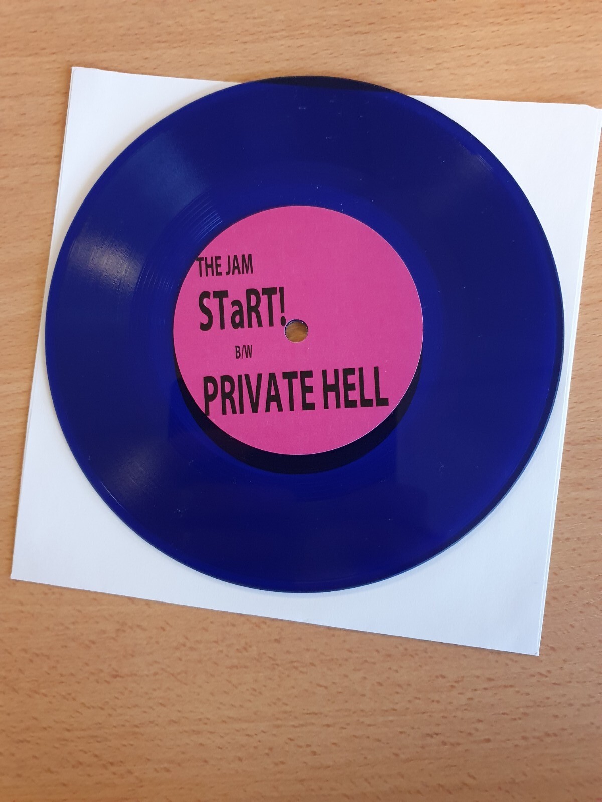 The Jam Start B/W Private Hell Rare Blue Vinyl eBay
