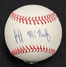 JEFF MCNEELY Signed Official MLB Baseball-BOSTON RED SOX-JSA