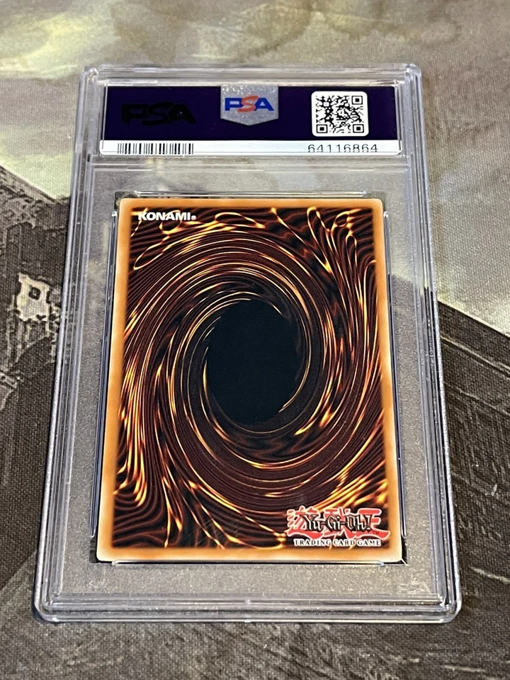 YUGIOH DR04-EN243 EXARION UNIVERSE SECRET HOLO Dark Revelation 4 - PSA 8 NM-MINT - Image 2 of 2