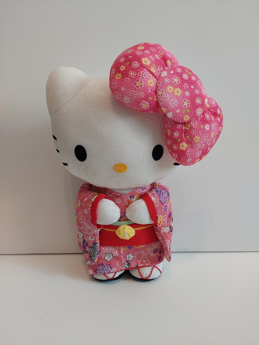 Sanrio Hello Kitty Geisha Plush Kimono Stuffed Animal 12 Inch