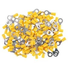 Xscorpion Rtt10Y Ring Terminals 10 10-12 Ga. 100 Pcs; Yellow;