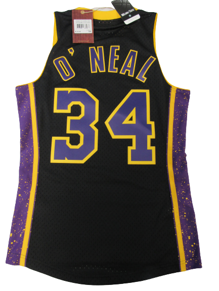 激レア Nike 黒タグ LAKERS O'NEAL 34オニール ユニフォーム Shaquille O'neal #34 Lakers Mens Mitchell & Ness Swingman
