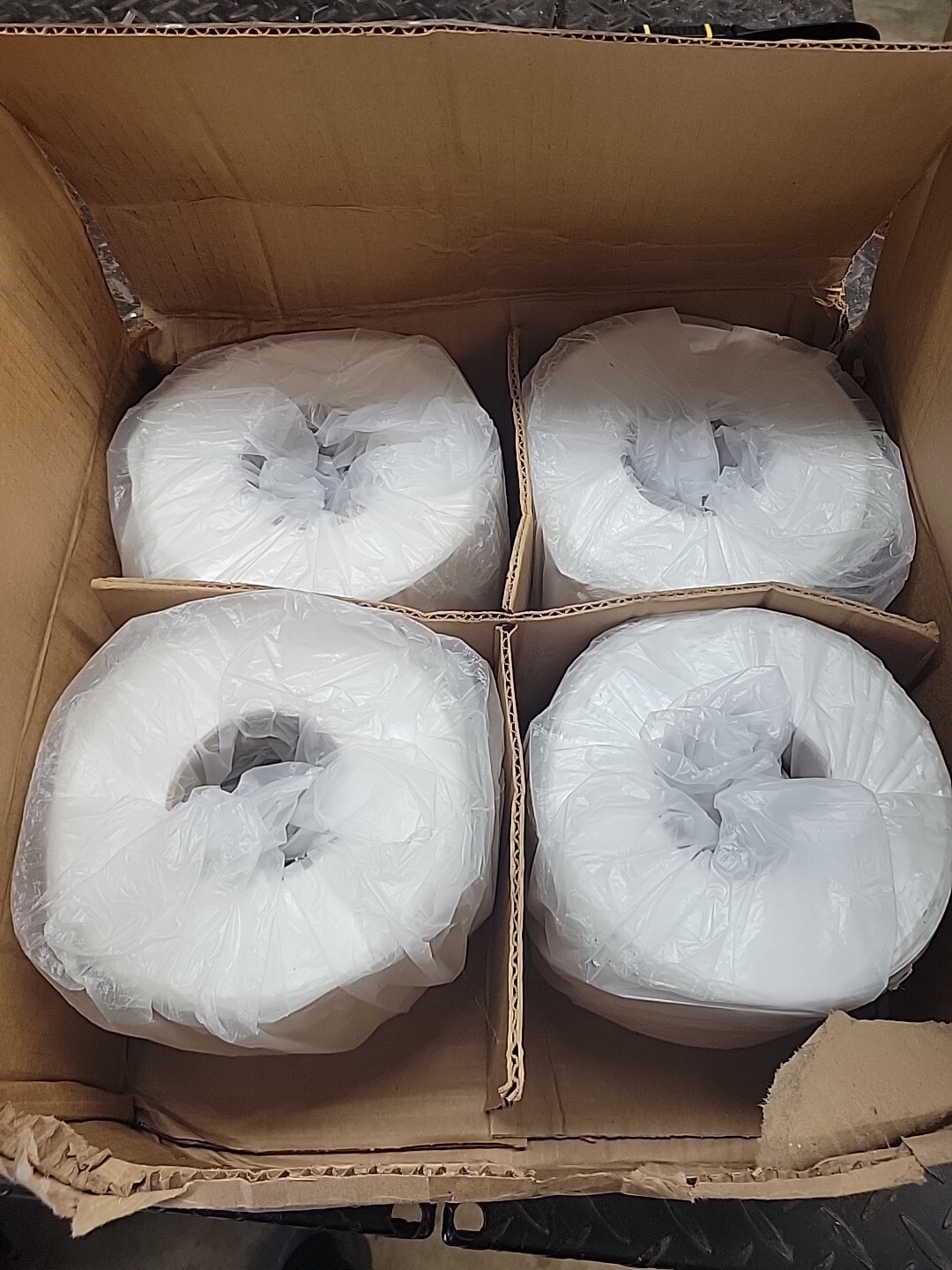 Qty: 4 Rolls Honeywell E26535 6" x 4" Thermal Transfer for Printer Shipping 6x4