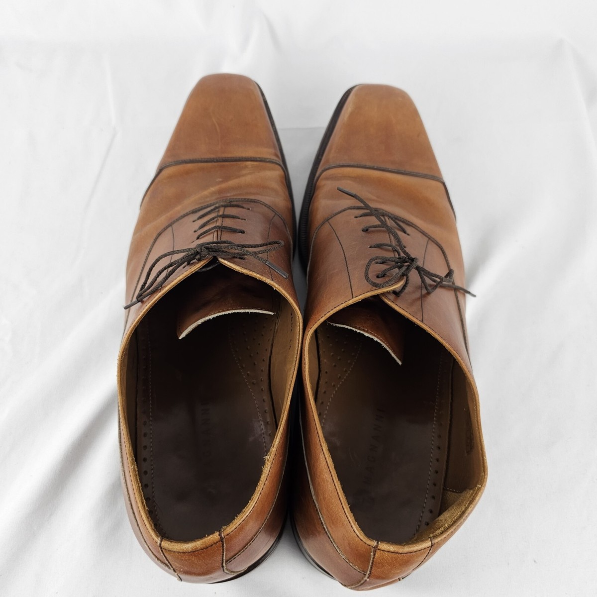 Magnanni 9662 Cognac Brown Cap Toe Oxford Shoes Mens Size 13 Made In Spain Magnanni 9662 Cognac Brown Cap Toe Oxford Shoes Mens Size 13  main image 2