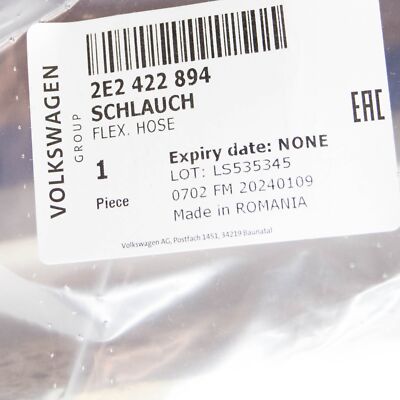 Genuine VW Crafter 2012 - 2016 Power Steering Pressure Hose Pipe 