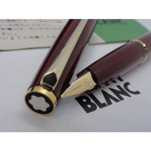 Burgundy Montblanc 320 Fountain Pen MONTBLANC 320 FOUNTAIN PEN EF NIB –  VINTAGE GERMAN LUXURY WRITING