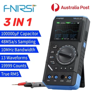 FNIRSI DST210 3IN1 Multimètre numérique 19999 Nombres 10MHz Ture de la largeur de bande RMS Essai