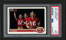 1991 UPPER DECK JOE MONTANA #54 SAN FRANCISCO 49ERS HOF PSA 9 MINT