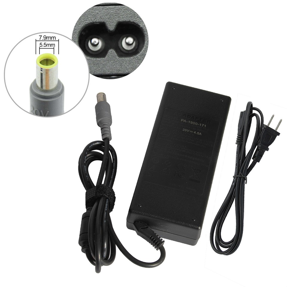 Alimentatore Originale IBM Lenovo 90W Per X200, X200s, X300, X301 – Cavo Di Ricarica Con 20V E 4.5A, Usato Ma Funzionante!