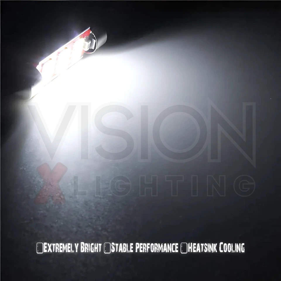 Skoda Fabia II 6Y2 6Y3 6Y5 Actualización Bombillas Número Placa LED 300% Blanco Brillante Foto 4 de 4